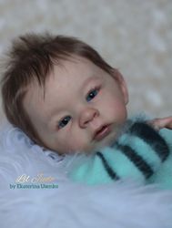 Reborn doll Lil Jude by Laura Tuzio Ross, free shipping