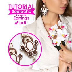 Soutache Earrings Crafting Tutorial PDF DIY