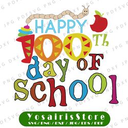 100 Days of School Svg, 100th Day Svg, Kids svg  Design, Girls Svg Dxf Eps Png, Teacher Cut Files, Cute Pencil Clipart