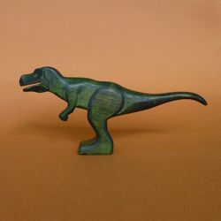 Wooden T-REX dinosaur figurine - Wooden dino figurines - Gift for kids