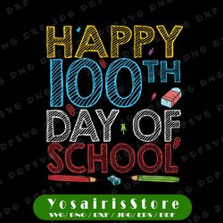 Happy 100th Day Of School PNG, School Png, Happy 100th Day Of School Png, 100 Days Of School Clipart
