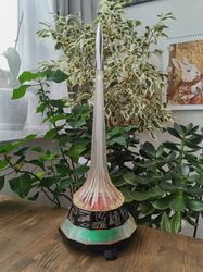 Vintage Table Lamp, USSR Rare Night Lamp Rocket Launch Soviet space Age