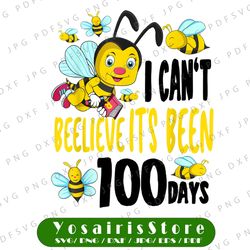 100 School Days PNG, 100th Day Of School 2022 Bee Honey Png, 100th Day Of School PNG,  Honey Bee Png