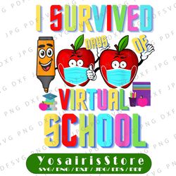 I Survived 100 Days, Survived 100 Days, Virtual School 100 Days Png, Mask 100 Days Png Mask, Mask Png, Virtual Days