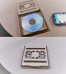 Digital Template Cnc Router Files Cnc Disc Case Files for Wood Laser Cut Pattern