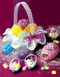 Digital | Crochet patterns for Easter eggs | Vintage crochet pattern | Easter | Knitted eggs | PDF template