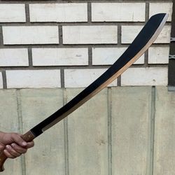 Handmade D2 Steel Machete, Hunting Machete Knife, Hunting Sword With Sheath
