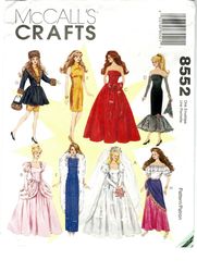 Digital Vintage Patterns MC Calls 8552 clothes for Dolls size 11 1/2 inches