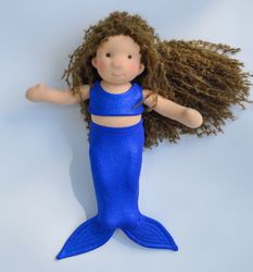 Ready to ship mermaid tail for waldorf doll 12'' (30 cm) – Doll outfit