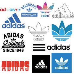 Adidas Logo Brand Bundle Svg, Adidas Svg, Adidas Logo Svg, Adidas Fashion Brand Svg, Silhouette Svg Files