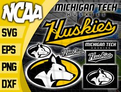 Michigan Tech Huskies SVG bundle , NCAA svg, NCAA bundle svg eps dxf png,digital Download ,Instant Download