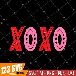 XOXO SVG File for Valentine's Day - Valentine SVG