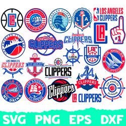 Los Angeles Clippers Logo SVG - LA Clippers SVG Cut Files
