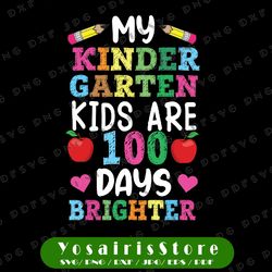 Happy 100 Days Of School Svg, School svg, School Cut file, 100 Days Of School clipart, 100th day Svg, Silhouette