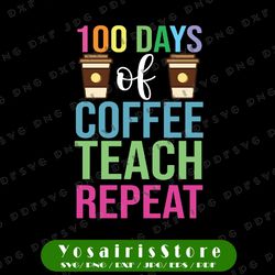 Happy 100th day Of School 1st grade PNG, Teacher Rainbow Png, 100 Days of 1st Grade Png, First Grade, 100 Days