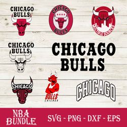 Chicago Bulls Bundle SVG, Chicago Bulls SVG
