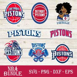 Detroit Pistons Bundle SVG, Detroit Pistons SVG