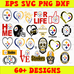 Bundle 24 Files Pittsburgh Steelers Football team Svg, Pittsburgh Steelers Svg, NFL Teams svg, NFL Svg, Png, Dxf, Eps