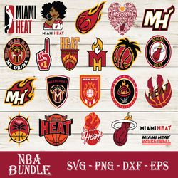 Miami Heat Bundle SVG, Miami Heat SVG