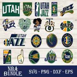 Utah Jazz Bundle SVG, Utah Jazz SVG, NBA Bundle SVG