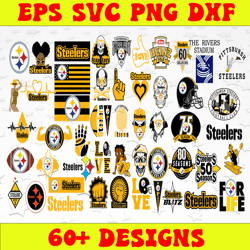 Bundle 50 Files Pittsburgh Steelers Football Teams Svg, Pittsburgh Steelers svg, NFL Teams svg, NFL Svg, Png, Dxf, Eps,