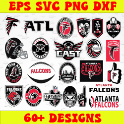 Bundle 23 Files Atlanta Falcons Football team Svg, Atlanta Falcons svg, NFL Teams svg, NFL Svg, Png, Dxf, Eps