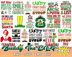 350 Buddy the elf svg,christmas svg,svg for cricut,christmas bundle,santa svg,pew pew grinches svg