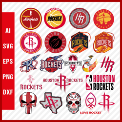 Houston Rockets Logo SVG - Houston Rockets SVG Cut Files