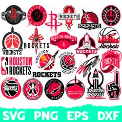 Houston Rockets Logo SVG - Houston Rockets SVG Cut Files