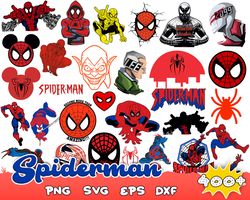 400 Spiderman SVG, spiderman png files, spider man svg bundle, spidey svg, baby spiderman vector, Instant Download