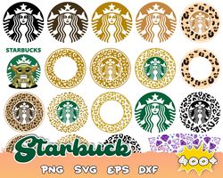 400 Starbucks svg bundle,Starbucks Wrap svg, Starbucks bundle wrap svg, Starbucks Svg files for Cricut & Silhouette