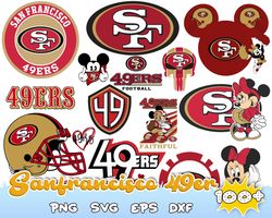 49ers Football SVG, San Francisco 49ers  svg, Clipart for Cricut, Football SVG, 49ers Team, Football , Digital download