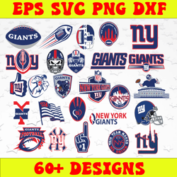 Bundle 26 Files New York Giants Football team Svg, New York Giants Svg, NFL Teams svg, NFL Svg, Png, Dxf, Eps