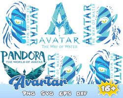 Avatar the way of the water Avatar 2 Svg, The Way of Water A World Like No Other Pandora png, digital download png