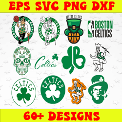 Bundle 12 Files Boston Celtics Basketball Team Svg, Boston Celtics SVG, NBA Teams Svg, NBA Svg, Png, Dxf, Eps