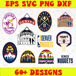 Bundle 11 Files Denver Nuggets Basketball Team svg, Denver Nuggets svg, NBA Teams Svg, NBA Svg, Png, Dxf, Eps