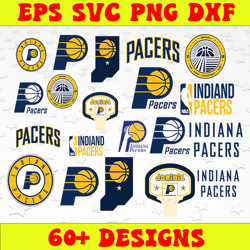 Bundle 22 Files Indiana Pacers Basketball Team svg, Indiana Pacers svg, NBA Teams Svg, NBA Svg, Png, Dxf, Eps