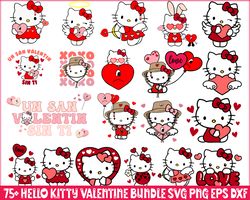 Hello Cat Heart Love PNG Bundle, Hello Cat Hearts Png, Valentine Cat Png, Cupid Cat Png, Be My Valentine Png, Digital Do