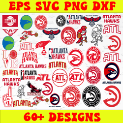 Bundle 44 Files Atlanta Hawks Basketball Team svg, Atlanta Hawks svg, NBA Teams Svg, NBA Svg, Png, Dxf, Eps