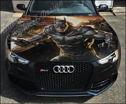 vinyl car hood wrap full color graphics decal batman sticker 8