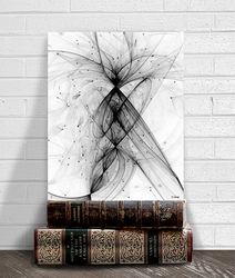 Lucid Faction, abstract art, art prints, black and white abstract art, fractal art