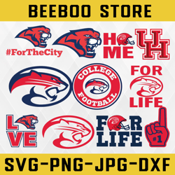 Houston Cougars, Houston Cougars svg, football svg NCAA Sports svg Instant Download