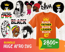 Afro SVG Files, Afro Man SVG Cut Files, Afro Women PNG Designs, Afro Girl Cricut Files, Afro Lady Layered Images, Svg