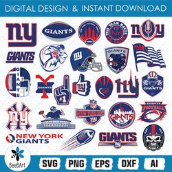 New York Giants Svg, NFL Teams, NFL Svg, Football Teams Svg, Clipart Bundle, Cutting File