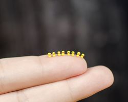 Miniature Yellow Ducky 0.2 cm, Micro Duck, Dollhouse miniatures