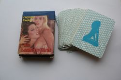 Vintage deck of 53 erotic playing cards,  Adult cards,vintage playing cards, cover girls, nude girls , Poker Deck, 1980s