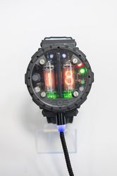 Nixie Tube Watch IN-16, graphite