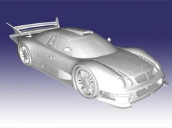 Beauty 1 3d Model Car STL 3D Printing Mercedes-Benz CLK GTR