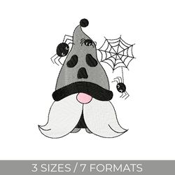 Gnome, Embroidery design, Halloween embroidery, Gnome embroidery, Embroidery pes, Machine embroidery, Gnome embroidery