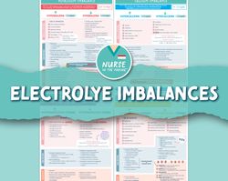Electrolyte Imbalances Study Guide | 4 Pages